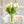 20” White Real Touch Tulips Modern Arrangement Centerpiece | Real Touch Artificial Faux Forever Flowers