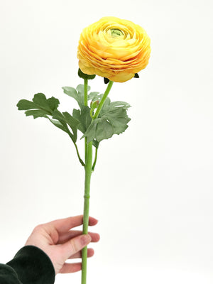 Ranunculus High-Quality Artificial Flower Stem | Wedding/Home Decoration Gifts | Decor | Floral, Silk Artificial Flower, Craft Supply
