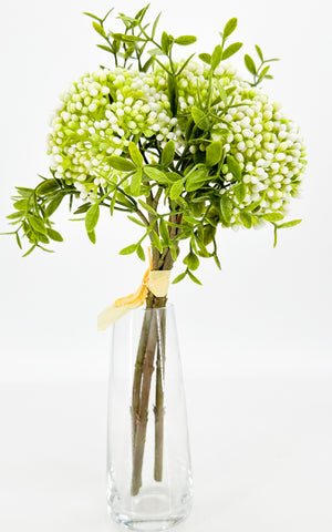 3 stems Berry Fruit Stem, Artificial Filler, High-Quality Realistic Kitchen/Wedding/Home Decoration Gift Decor Floral