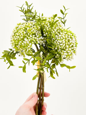 3 stems Berry Fruit Stem, Artificial Filler, High-Quality Realistic Kitchen/Wedding/Home Decoration Gift Decor Floral