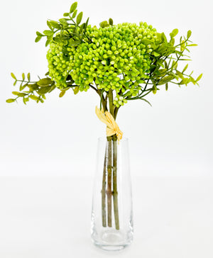3 stems Berry Fruit Stem, Artificial Filler, High-Quality Realistic Kitchen/Wedding/Home Decoration Gift Decor Floral