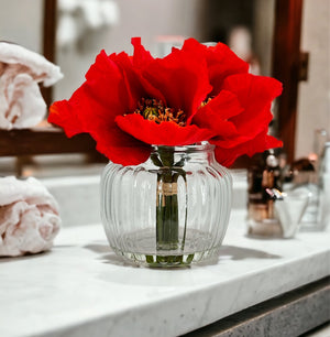Red Poppies in Vase, Floral Arrangement