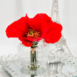 Red Poppies in Vase, Floral Arrangement