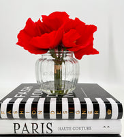 Red Poppies in Vase, Floral Arrangement