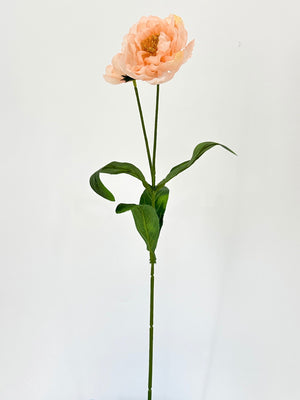 Poppy Stem | 20 Inch Tall High Quality Artificial Flower | Wedding/Home Decoration | Gifts Decor | Floral Faux Floral, Poppy DIY Craft