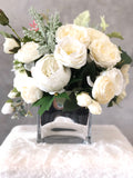 Floral Arrangement, Hydrangea, Peonies, Artificial Flower Centerpiece