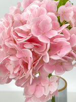 Light Pink Real Touch Large Hydrangea | Extremely Realistic Luxury Quality Artificial Flower | Wedding/Home Decoration | Gifts | Decor Floral