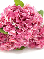 Pink Real Touch Large Hydrangea | Extremely Realistic Luxury Quality Artificial Flower | Wedding/Home Decoration | Gifts | Decor Floral