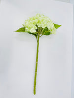 Light Green Real Touch Large Hydrangea | Extremely Realistic Luxury Quality Artificial Flower | Wedding/Home Decoration | Gifts | Decor Floral