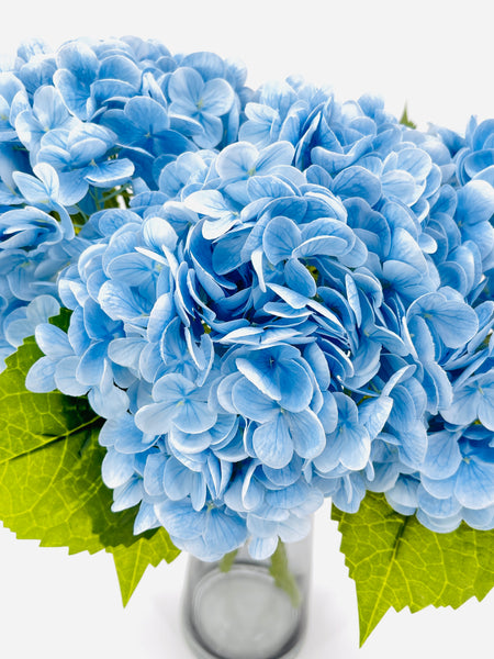 Blue Hydrangea, Elevated Faux Flowers