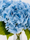Blue Real Touch Large Hydrangea | Extremely Realistic Luxury Quality Artificial Flower | Wedding/Home Decoration | Gifts | Decor Floral