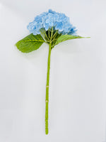 Blue Real Touch Large Hydrangea | Extremely Realistic Luxury Quality Artificial Flower | Wedding/Home Decoration | Gifts | Decor Floral