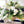 Winter French Elegant Real Touch Artificial Flower Arrangement-Christmas Faux Centerpiece-Flowers- White Roses Flower Centerpiece Gift-Decor