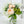 Floral Arrangement in Vase, Peonies, Lavender, French Country Artificial Flowers Faux Home Decor Realistic Floral Arrangement Blue Paris