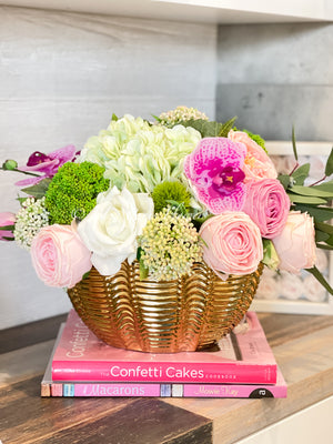 All REAL TOUCH Floral Arrangement, Hydrangeas, Roses, Peonies Extremely Realistic French Country, Artificial Faux Flowers, Centerpiece Decor