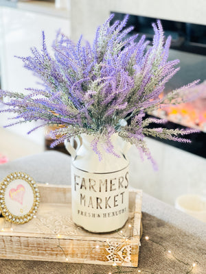 Farmhouse Style | Floral | Lavender Arrangement