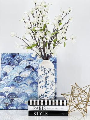 Cherry Blossom, Floral Faux Arrangement, Artificial Centerpiece, Flower Arrangement, Table Decor Arrangement Gift Mother’s Day
