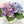 Lavender Purple Blue Peonies and Real Touch Hydrangeas Arrangement Artificial Faux Centerpiece, Soft Touch Floral Flowers in Vase Home Decor