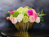 All REAL TOUCH Floral Arrangement, Hydrangeas, Roses, Peonies Extremely Realistic French Country, Artificial Faux Flowers, Centerpiece Decor