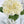 Off-White Hydrangeas in Glass Vase, Artificial Faux Flower Arrangement, Silk Flower Centerpiece, Floral Arrangement Decor, Gift
