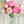 Pink Rose Peony Arrangement, Artificial Faux Table Centerpiece, Faux Florals, Silk Flowers Arrangement in Glass Vase by Blue Paris